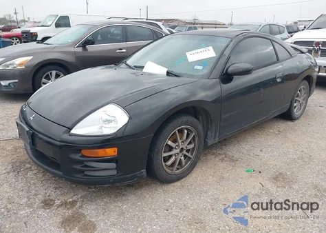 2002 Mitsubishi Eclipse Gs z USA, uszkodzony, nr VIN 4A3AC44G72E071077